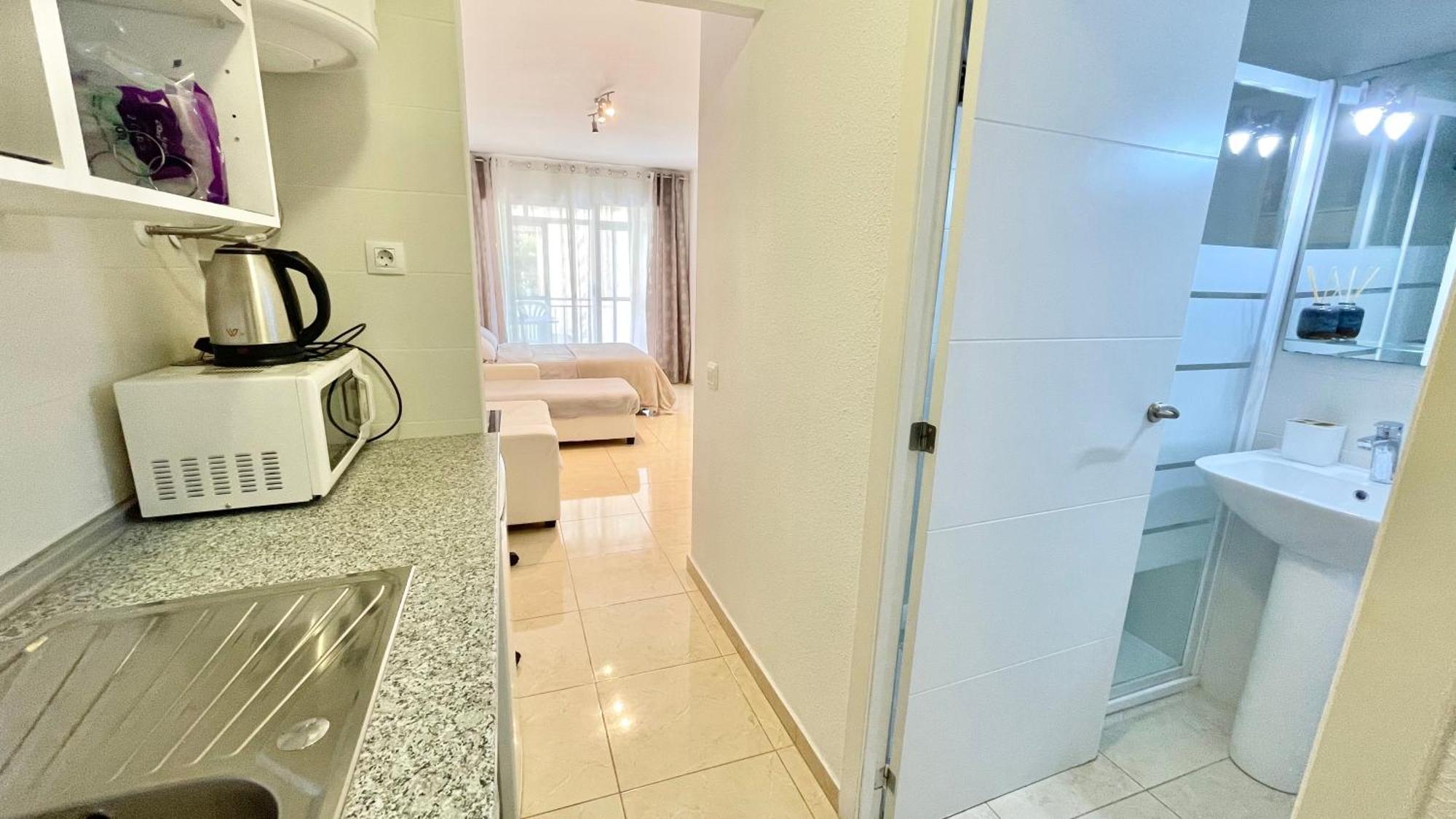 Beach Studio Apartment Hannibal La Cala Finestrat בנידורם מראה חיצוני תמונה